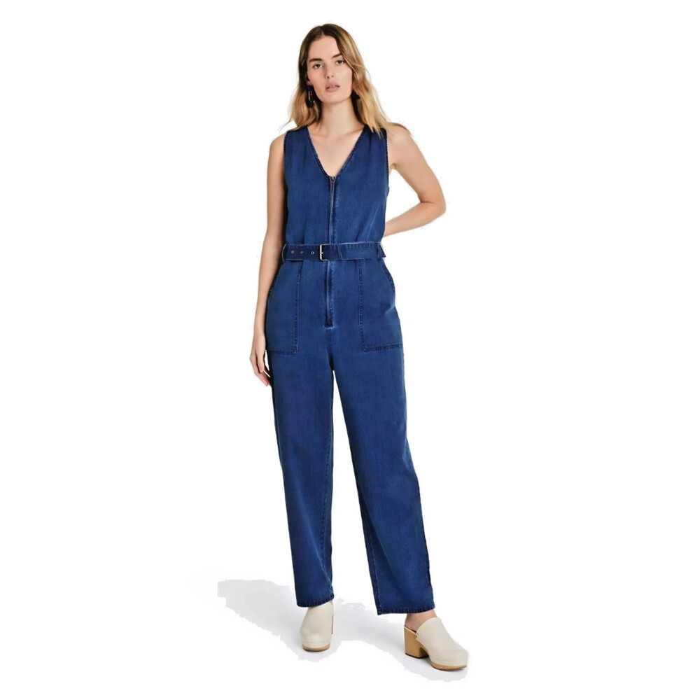 Rachel Comey x Target Women's Indigo Denim Jumpsuit Sleeveless Size 4 NWT $55